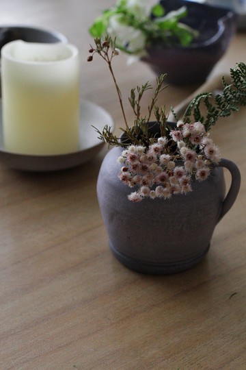 我愛你個性紫色花器