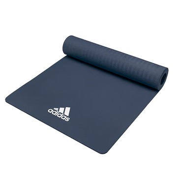 adidas 愛迪達 輕量波紋瑜珈墊 500g  176 x 61 x 0.8cm  曬圖藍  1個