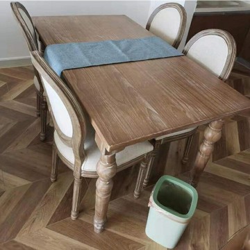 美式工業風置物架美式復古實木餐桌辦公室電腦桌工作臺法式餐廳簡約長方桌歐式桌子