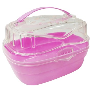 Carno 卡諾 便捷手提籠 RJ195 經典  透明色 + 粉色  1個