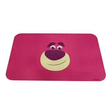 收納王妃 軟式珪藻土地墊  60 x 40 x 0.5cm  大臉熊抱哥  1個