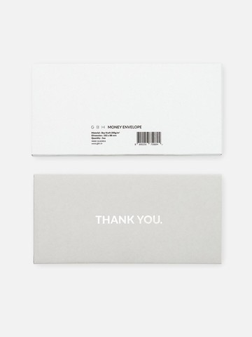 GBH HOME MONEY ENVELOPE THANK YOU 5EA