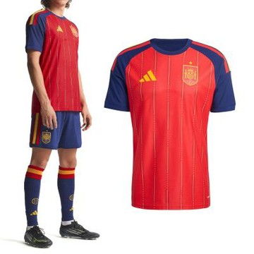 Adidas Rfef H Jsy Au 男款 紅藍色 足球 世界盃 西班牙 球衣 吸濕 排汗 運動 短袖 JN4366