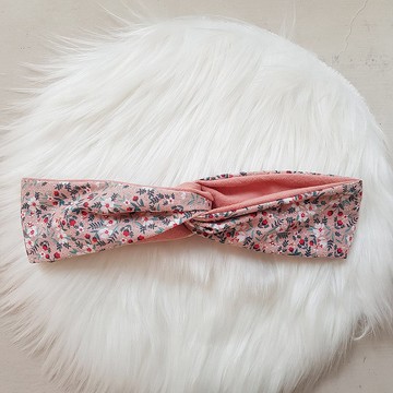 心花開 交叉鬆緊髮帶 髮飾