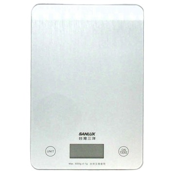 SANLUX 台灣三洋 數位料裡秤 135 x 200 x 17mm 325g  SYES-K451  3kg