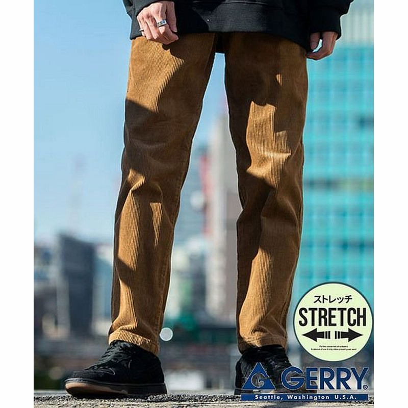 Gerry コーデュロイバルーンテーパードパンツ メンズ ストレッチ ブランド テーパードパンツ アウトドア キャンプ ストリート バルーンパンツ ワイドパンツ キャメル 通販 Lineポイント最大get Lineショッピング
