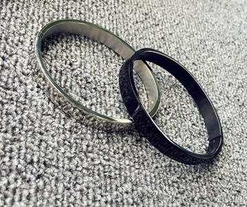 歐美 鋼鈦 銀 黑  手環  手鐲 情侶  永不退色 不退飾品  情人