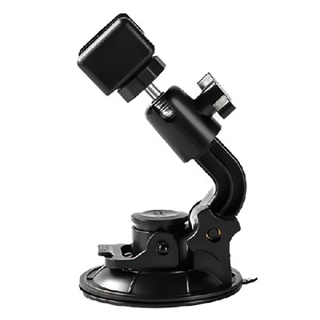 蕉蕉購物 吸盤式汽車手機支架  自由安裝  穩固耐用  角度可調節  黑色  1個