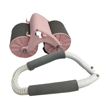 健腹輪 計時+自動回彈 帶手機支架  不適用  粉色