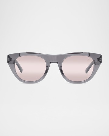 Men's Belvedere 07 Acetate Square Sunglasses