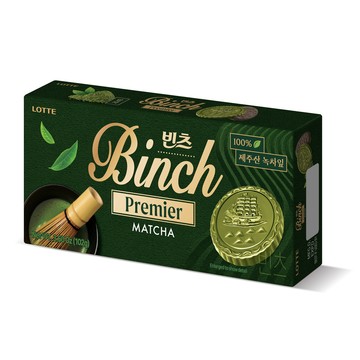 LOTTE 韓國BINCH 抹茶餅乾(102g)