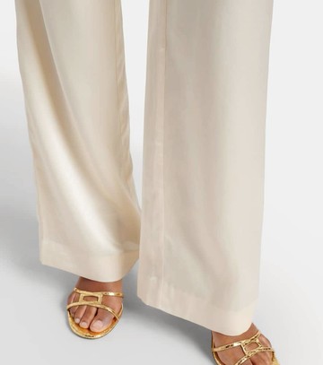 Rebecca Vallance Elise silk satin flared pants