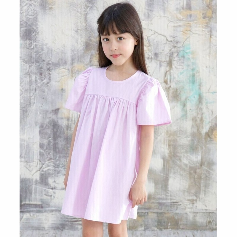 子供服ビー 半袖ワンピース キッズ ラベンダー 140cm 子供服bee 通販 Lineポイント最大get Lineショッピング