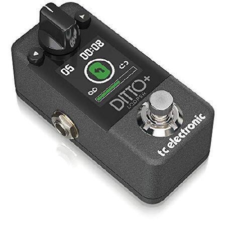 TC Electronic コンパクトサイズルーパーペダル 99スロット 60分のループタイム カラーディスプレイ Extendループモード DITTO  LOOPER