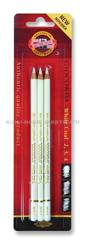 KOH-I-NOR 超細緻雪白碳精筆*3支組【領券滿額再折千12/31止】