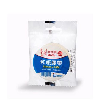 【四維】鹿頭牌 和紙膠帶 18mm X 18M / 捲 CPS6