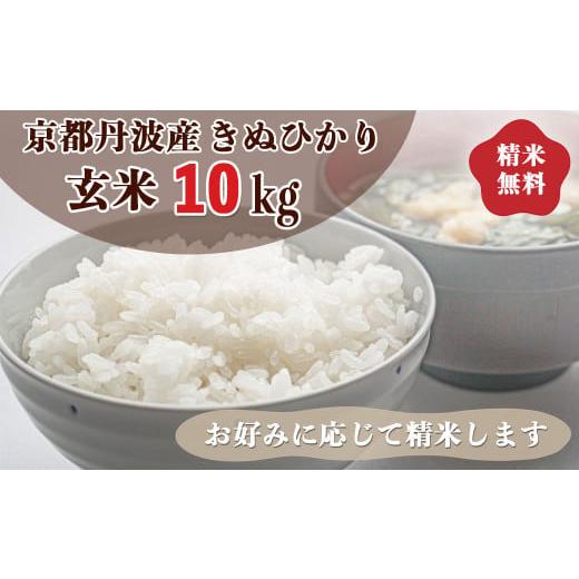 ふるさと納税 京都府 亀岡市 新米 令和5年産 京都 丹波産 きぬひかり 玄米 10kg（5kg×2袋）≪5つ星お米マイスター 厳選 受注精米可≫※離島への配送不可(北海…