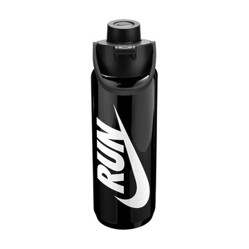 NIKE TR RECHARGE 大口徑水壺 GRAPHIC 24OZ/700ml 運動水壺 好拿握 防漏 可機洗 N100432004424黑