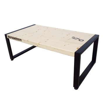 訂製品 LOFT 工業風 希特鐵木大茶几 CU088