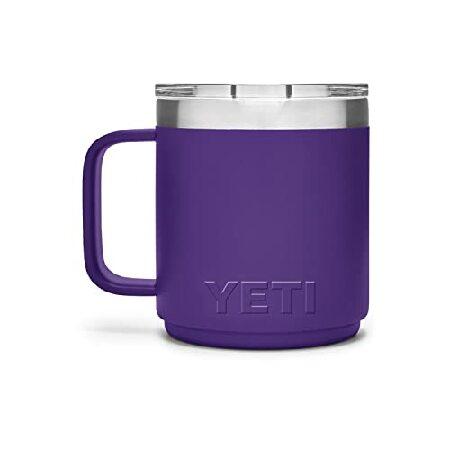 YETI Rambler 10 oz Stackable Mug, Vacuum Insulated, Stainless Steel with MagSlider Lid, Peak Purple並行輸入品