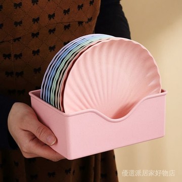 吐骨碟 零食盤 點心盤 塑料骨碟盤 卡通吐骨碟創意貝殻小碟子桌麵吐骨頭垃圾渣盤碟傢用裝零食堅果碟