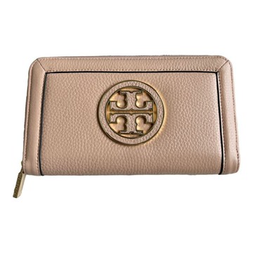 TORY BURCH 時尚經典拉鍊款進口摔紋皮 女款錢包手拿包錢夾包 12159~【 購物節優惠 ★ 菲尼斯 國際精品 3折起 】