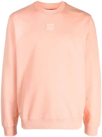 HUGO - long-sleeve cotton jumper - men - Cotton - M - Pink