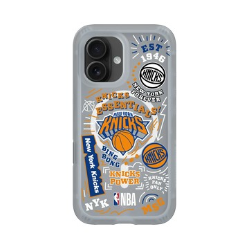 iPhone 16 AirX 流變灰 - NBA - 塗鴉系列-紐約尼克 New York Knicks - Graffiti
