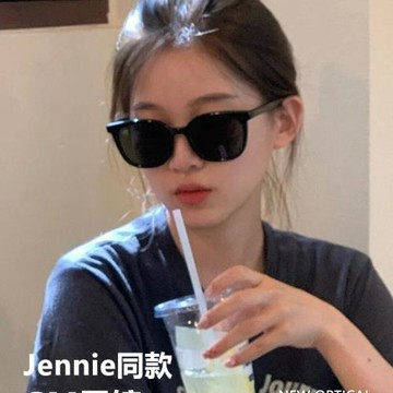 網紅gm防曬墨鏡女2025新款感方圓臉太陽鏡防紫外線近視眼鏡男