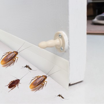 樂嫚妮 DIY 防蟲門縫/門窗密封條/5米/白色