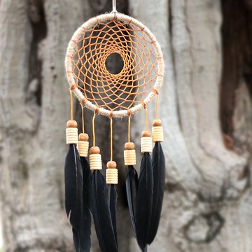 【限量】醇黑潮流丨手工編織 送禮 捕夢網丨掛飾-酷黑