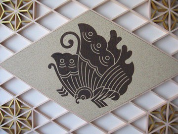 Kumiko 室內家徽 燕尾蝴蝶 Hei 家徽