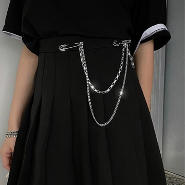 冷淡風鏈條流蘇別針胸針2021新款西裝裝飾小眾設計感衣服配飾男女