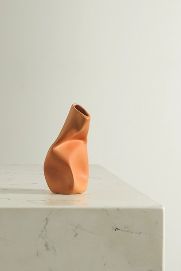 Completedworks - + Ekaterina Bazhenova Yamasaki Yesterday Is History Ceramic Vase - Tan - one size