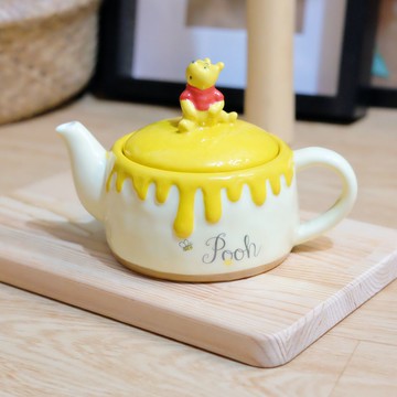 《迪士尼Disney》🇯🇵日本商品 維尼蜂蜜吐司陶瓷茶壺 小熊維尼 Winnie the Pooh