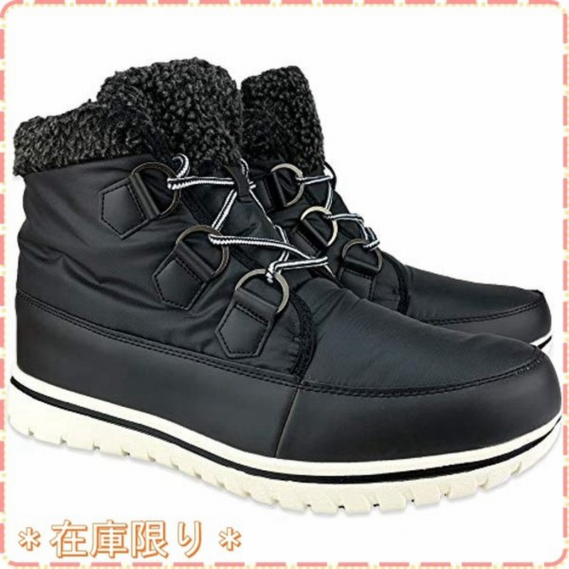 デクト ブーツ メンズ スノーブーツ レインブーツ 大きいサイズ 防水 防寒 防滑 軽量 おしゃれ ブラック 通販 Lineポイント最大get Lineショッピング