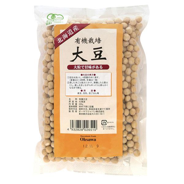 オーサワジャパン   有機栽培 大豆（北海道産） 300g