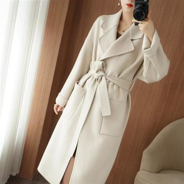 【巴黎精品】羊毛大衣毛呢外套-長款廓型寬鬆大衣女外套4色a1il88