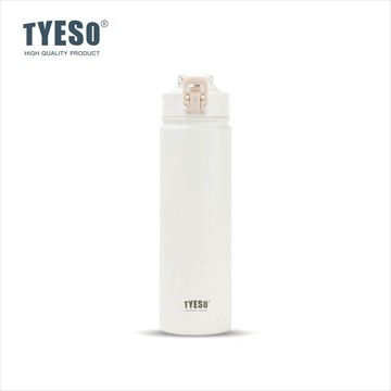 TYESO保溫杯保溫瓶保冰杯咖啡杯吸管杯運動水壺大容量附吸管冷熱戶外8771C/8770C 600ML/750ML