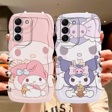 適用三星S21手機殼日韓搞怪samsung時尚女生galaxy s21 fe保護套ins風sx s21ultra硅膠可愛卡通3星s21+庫洛米