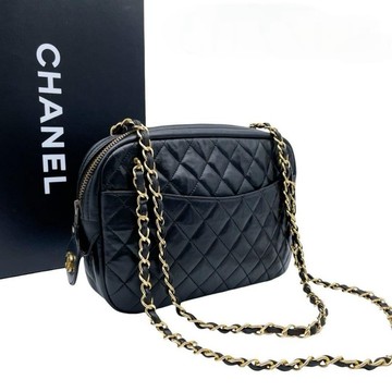 Chanel 黑金色小號單肩包 側背包 肩背包 古董包 中古包 二手包