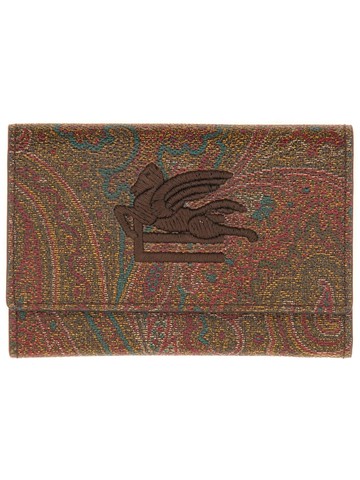 etro paisley wallet