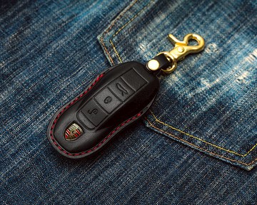 保時捷 PORSCHE 991 911 718 Macan Taycan 汽車鑰匙包