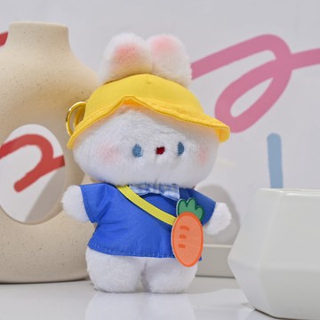 POYA SHINE2U絨毛鑰匙圈-遠足兔