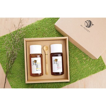 【蜂蜜先生Mr.HONEY】蜜醋禮盒-陳釀蜂蜜醋500ml+台灣純蜂蜜700g(龍眼/紅柴/荔枝/野花) 中秋禮盒