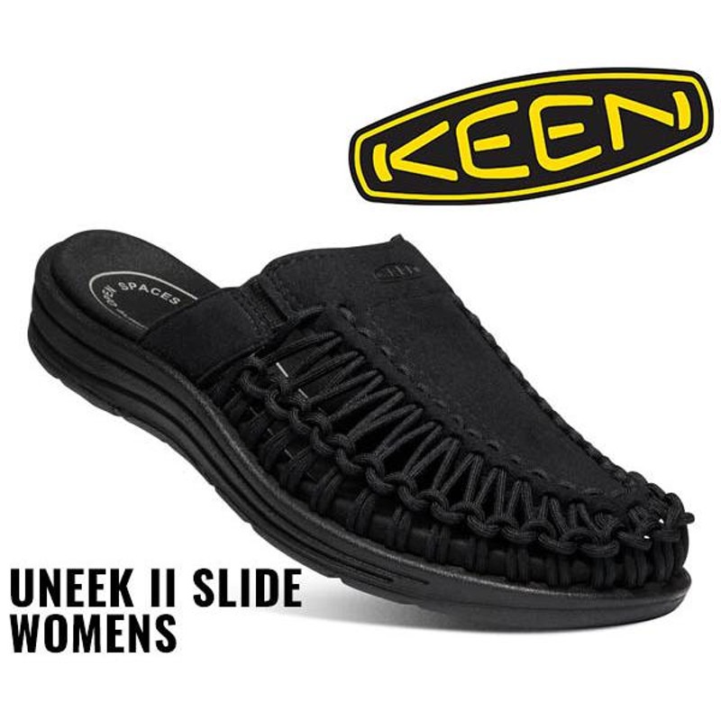 キーン ユニーク 2 スライド ウィメンズ KEEN UNEEK II SLIDE BLACK