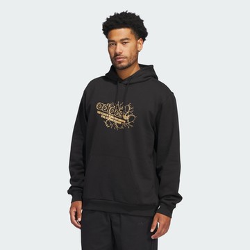 adidas 愛迪達 長袖上衣 男 帽T BREAKTHRU HD 黑 IY1601