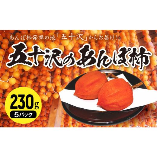 ふるさと納税 福島県 伊達市 五十沢のあんぽ柿 230g×5パック F20C-249