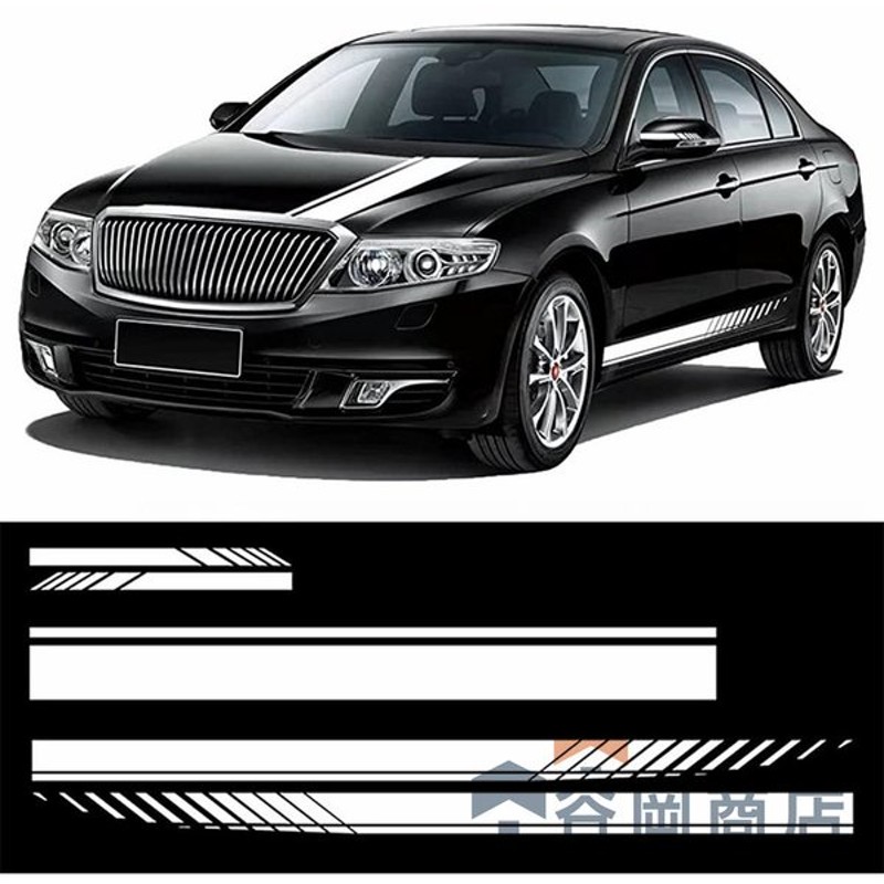デカール ステッカー 車 フェンダー サイド ストライプ 汎用 シール 通販 Lineポイント最大get Lineショッピング