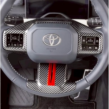 ~歐力斯~豐田 TOYOTA 26年 6代 RAV4 方向盤框 方向盤裝飾框 方向盤裝飾片 碳纖維紋 木紋